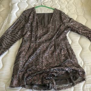 Sequined Romper from Charlotte Russe